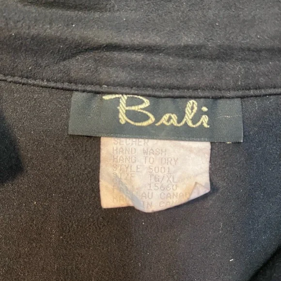 #230 Bali Black Blazer with Gold Details. Size XL - Picture 5 of 9